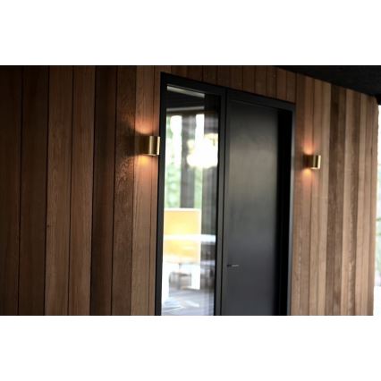 Nordlux - LED kültéri fali lámpa CANTO 2xLED/6W/230V IP44 sárgaréz