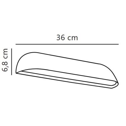Nordlux - LED kültéri fali lámpa FRONT LED/11W/230V IP44
