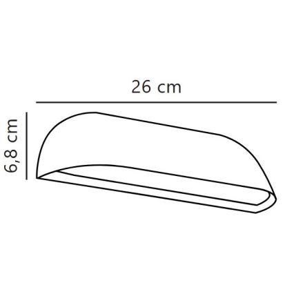 Nordlux - LED kültéri fali lámpa FRONT LED/9,5W/230V IP44