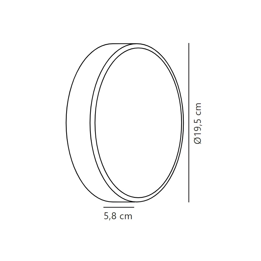 Nordlux - LED Kültéri fali lámpa OLIVER LED/9W/230V IP54 átm. 19,5 cm