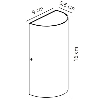 Nordlux - LED Kültéri fali lámpa ROLD LED/10,5W/230V 3000K IP54 fekete