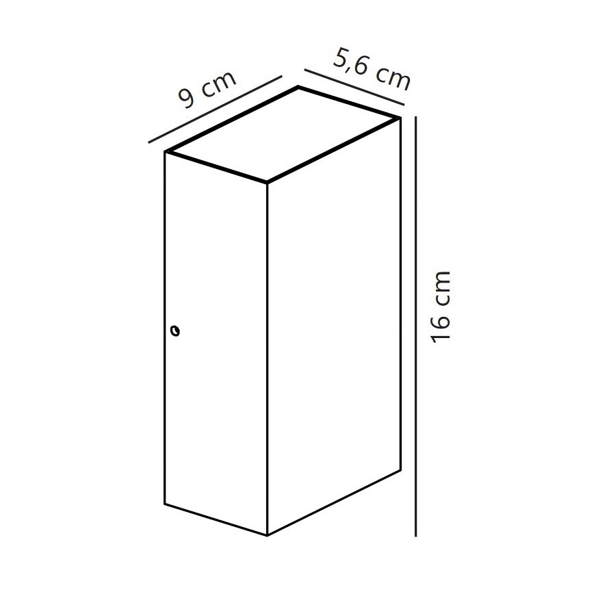 Nordlux - LED Kültéri fali lámpa ROLD LED/10,5W/230V 3000K IP54 krémes