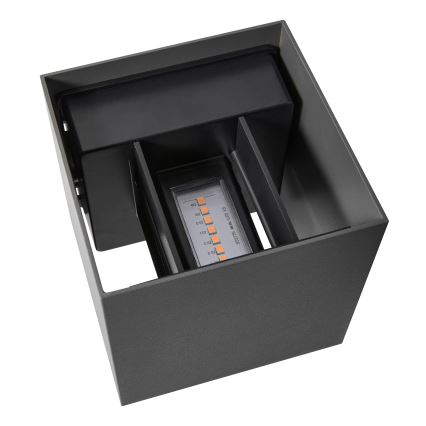 Nordlux - LED kültéri fali lámpatest MILDA LED/4,9W/230V IP44 antracitszürke