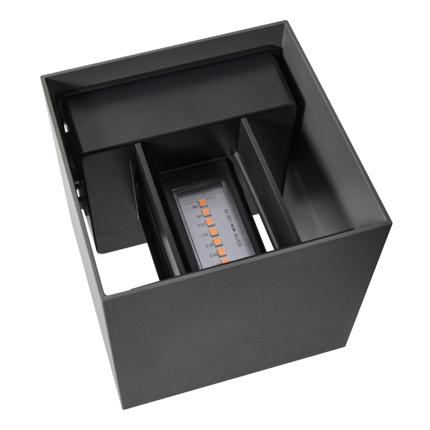 Nordlux - LED kültéri fali lámpatest MILDA LED/4,9W/230V IP44 antracitszürke