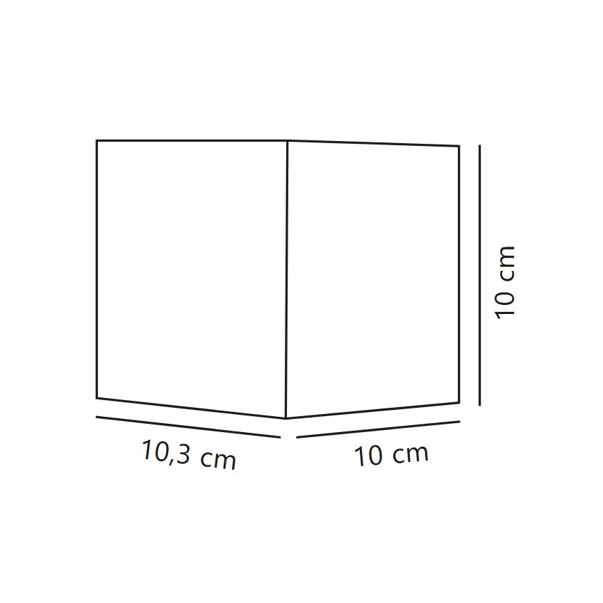 Nordlux - LED kültéri fali lámpatest MILDA LED/4,9W/230V IP44 antracitszürke