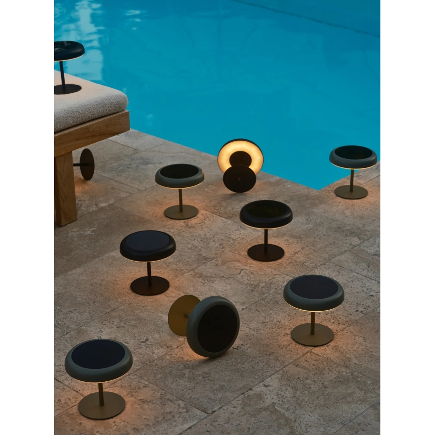 Nordlux - LED napelemes lámpa ELMER LED/2W/3,7V IP44 zöld