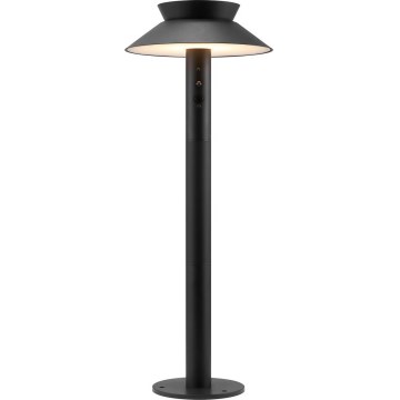 Nordlux - LED napelemes lámpa érzékelővel LED/5W/3,7V IP44 fekete 60 cm