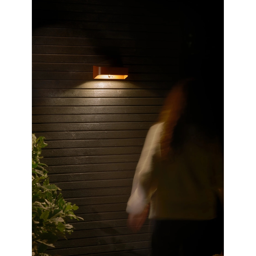 Nordlux - MARCELLIO napelemes LED lámpa érzékelővel, 5W/5V, IP54, 2200 mAh, barna