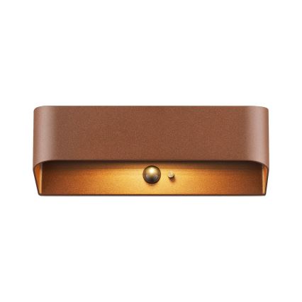 Nordlux - MARCELLIO napelemes LED lámpa érzékelővel, 5W/5V, IP54, 2200 mAh, barna