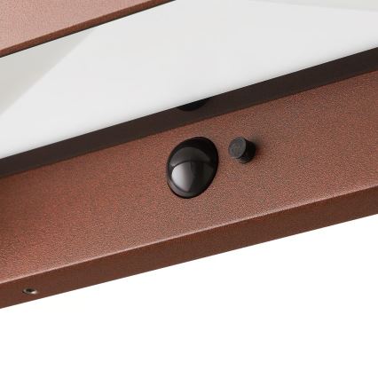 Nordlux - MARCELLIO napelemes LED lámpa érzékelővel, 5W/5V, IP54, 2200 mAh, barna