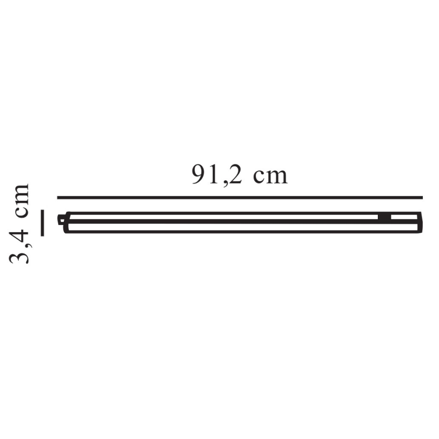 Nordlux - LED pult alatti lámpatest LATONA LED/11W/230V 3000/4000K 91,2 cm