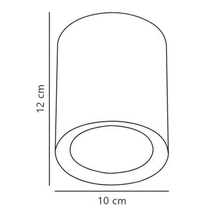 Nordlux - LED Dimmelhető spotlámpa FALLON LONG LED/5,5W/230V fehér