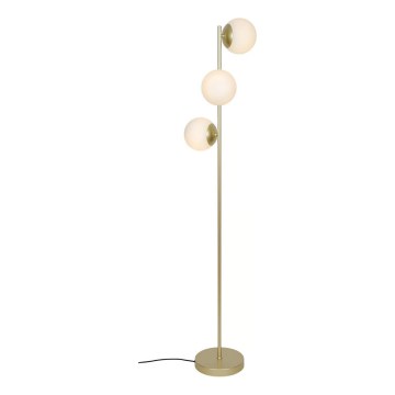 Nordlux - LILLY állólámpa 3xE14/10W/230V sárgaréz