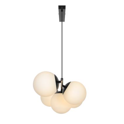 Nordlux - LILLY kábeles csillár 5xE14/10W/230V fekete