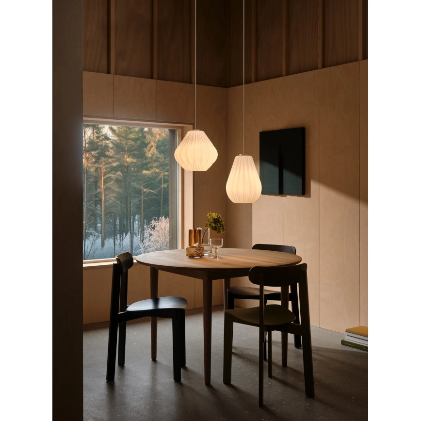 Nordlux - MALUCA kábeles függőlámpa 1xE27/15W/230V, Ø 29 cm, fehér