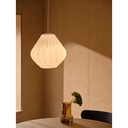 Nordlux - MALUCA kábeles függőlámpa 1xE27/15W/230V, Ø 29 cm, fehér