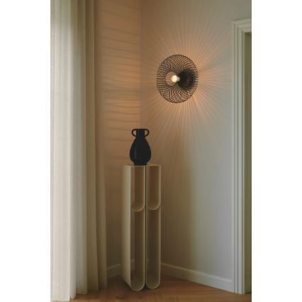 Nordlux - Mennyezeti lámpa BERONI 1xE27/60W/230V átm. 40,3 cm fekete