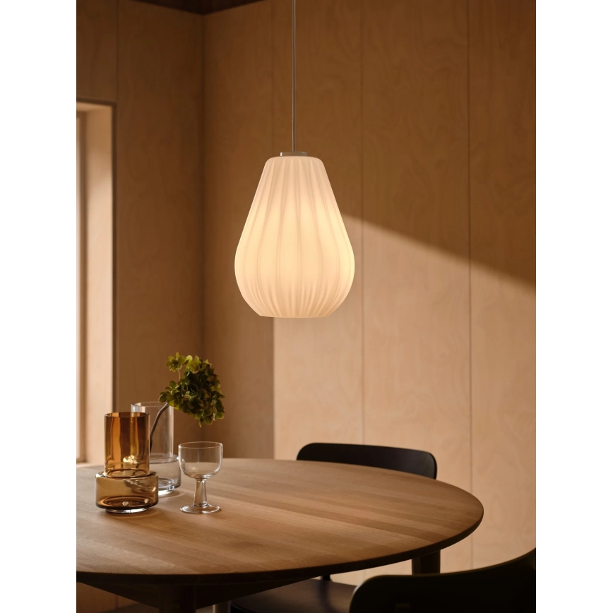 Nordlux - SALLINO kábeles függőlámpa, 1xE27/15W/230V, Ø24 cm, fehér
