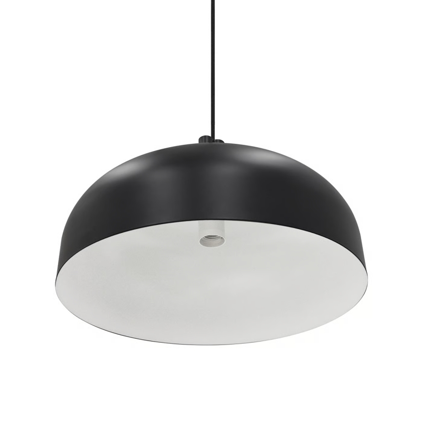Nordlux - SANDRO függőlámpa zsinórral 1xE27/15W/230V Ø 40 cm fekete