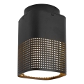 Nordlux - SIDARA kültéri mennyezeti lámpa 1x E27/15W/230V IP54 fekete
