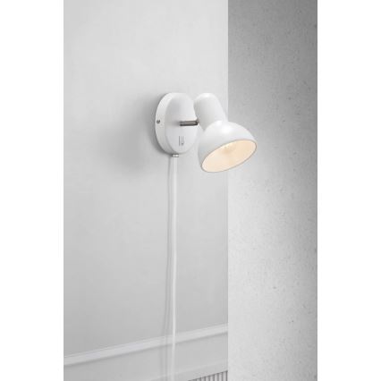 Nordlux - TEXAS fali lámpa 1xE27/60W/230V fehér