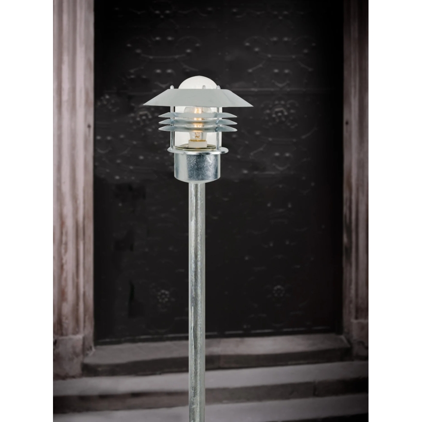 Nordlux - VEJERS kültéri lámpa 1xE27/60W/230V IP54 ezüstszínű 92 cm