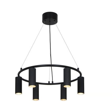 Nordlux - VICO kábeles csillár 6xGU10/5W/230V fekete