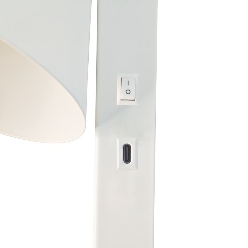 Nordlux - WILMER USB-s fali lámpa 1xE14/40W/230V fehér