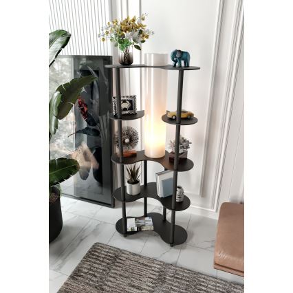 NOTO állólámpa polcokkal 1xE27/40W/230V fekete
