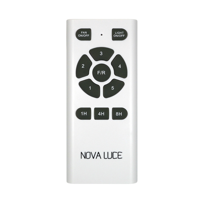 NOVA LUCE 5260261 - LED Mennyezeti ventilátor MOONSOON LED/18W/230V + távirányító fehér