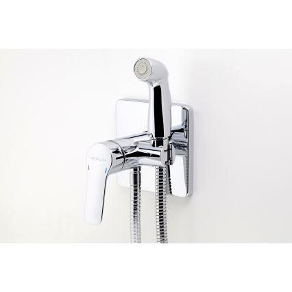 Novaservis-Bidécsap permetezővel rejtett beépítéshez METALIA fényezett króm