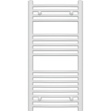Novaservis - Fürdőszobai létra törölközőszárító radiátor 365W/230V 90x45 cm fehér lekerekített