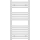 Novaservis - Fürdőszobai létra törölközőszárító radiátor 365W/230V 90x45 cm fehér lekerekített