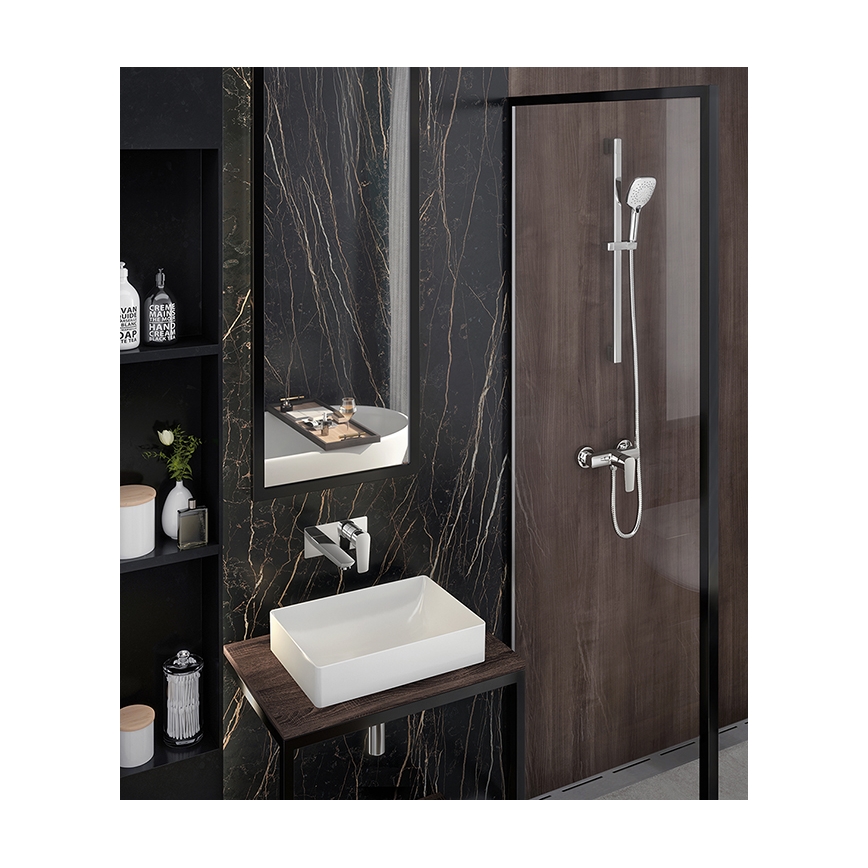 Novaservis - Mosdócsap rejtett beépítéshez METALIA ECO fényezett króm