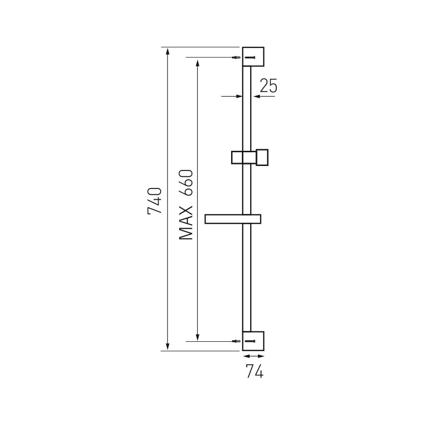 Novaservis - Zuhany készlet fényezett króm
