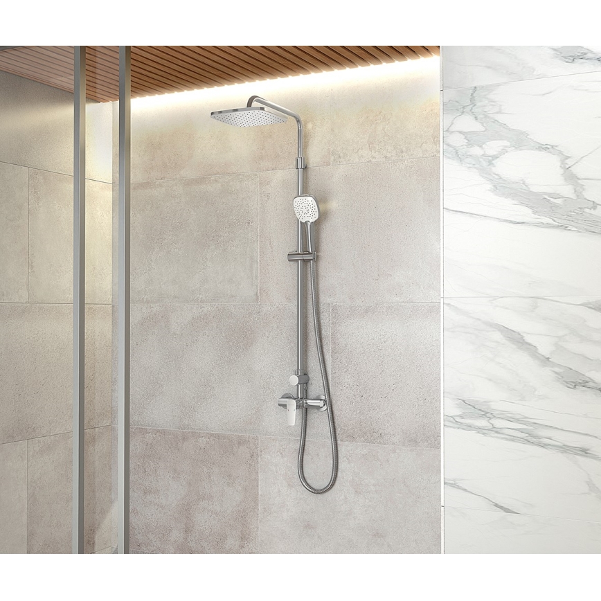 Novaservis - Zuhanygarnitúra csappal METALIA ECO fényezett króm