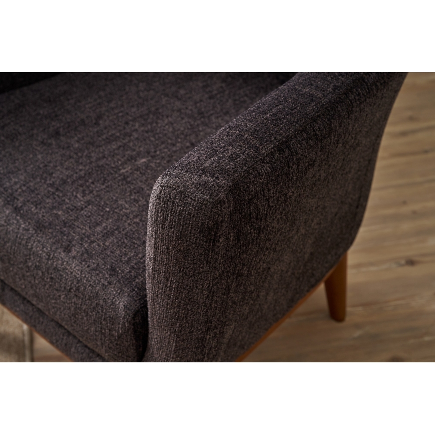 NUPI antracitszürke fotel