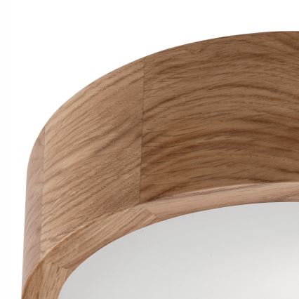 Fürdőszobai mennyezeti lámpatest OAK 2xE27/15W/230V IP54 tölgy, átm. 27 cm