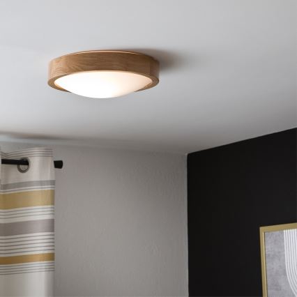 OAK SLIM mennyezeti lámpa 1xE27/60W/230V tölgy ? 27 cm