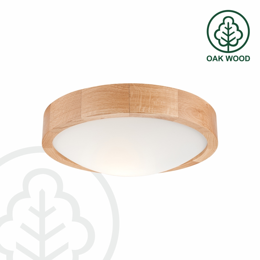OAK SLIM mennyezeti lámpa 1xE27/60W/230V tölgy ? 27 cm