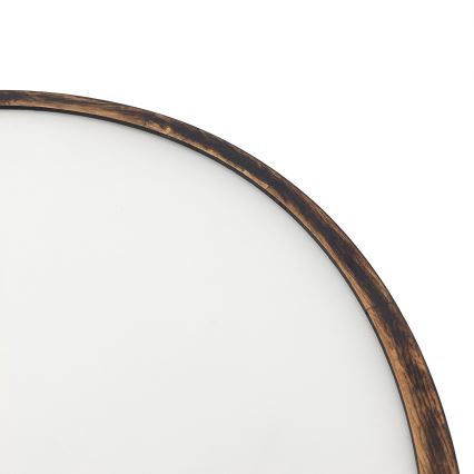 Mennyezeti lámpa OAK SMOKY 3xE27/15W/230V Ø 47,5 cm tölgy/sötétbarna