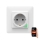 Okos konnektor SMART 3680W/230V/16A Wi-Fi Tuya SCHUKO