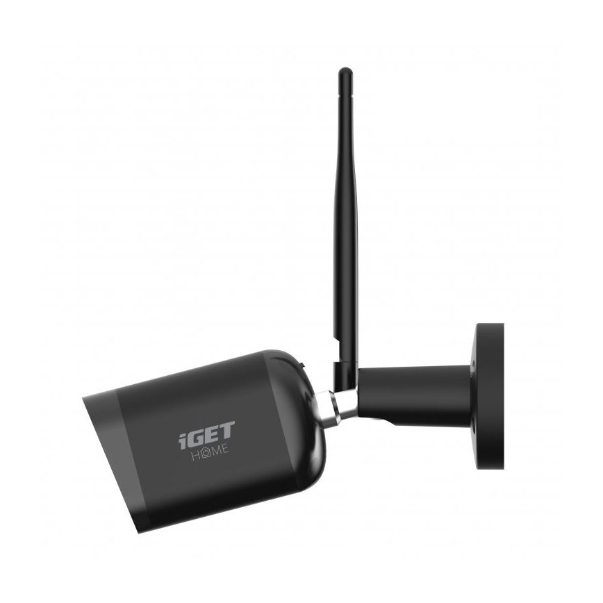 Okos kültéri kamera Full HD 1080p érzékelővel, 12V, IP65, Wi-Fi, Tuya, fekete