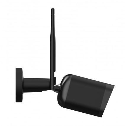 Okos kültéri kamera Full HD 1080p érzékelővel, 12V, IP65, Wi-Fi, Tuya, fekete