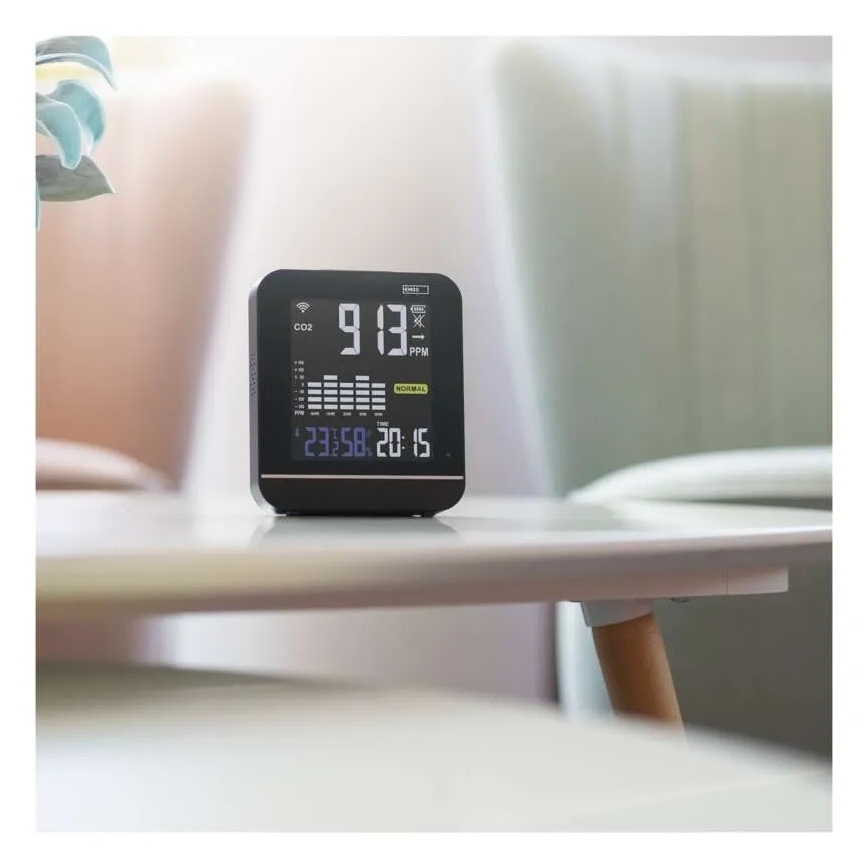 Okos levegőminőség-monitor GOSMART 5V Wi-Fi