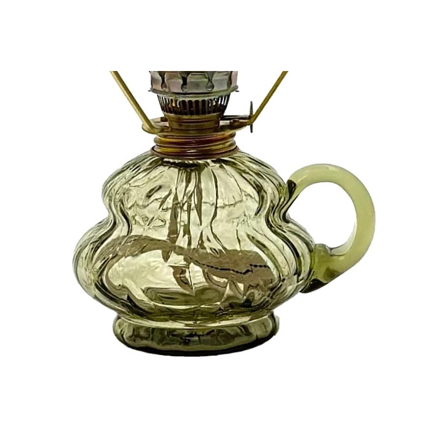 Olajlámpa ANNA 33 cm erdő zöld nagy krakle