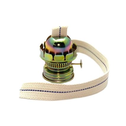 Olajlámpa LUCIE 35 cm erdő zöld ónozva