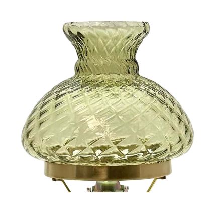 Olajlámpa TEREZA 34 cm erdő zöld csekkek