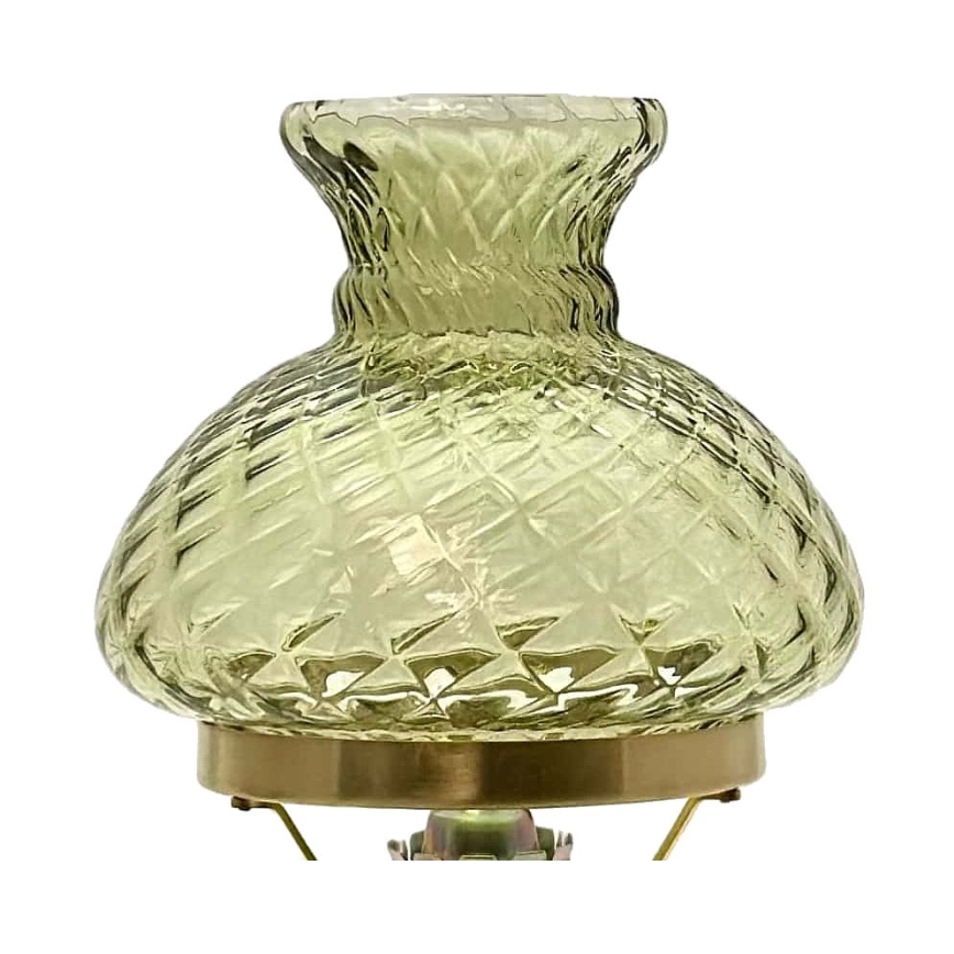 Olajlámpa TEREZA 34 cm erdő zöld csekkek