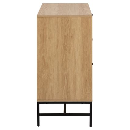 OLIVIA fiókos komód, tölgy